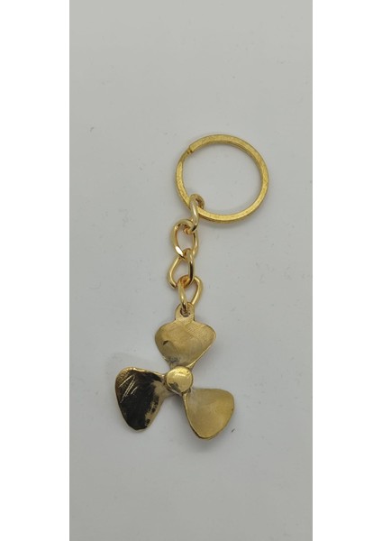 Pirinç 3 Kanatlı Pervane Anahtarlık (4cm) fiyatları