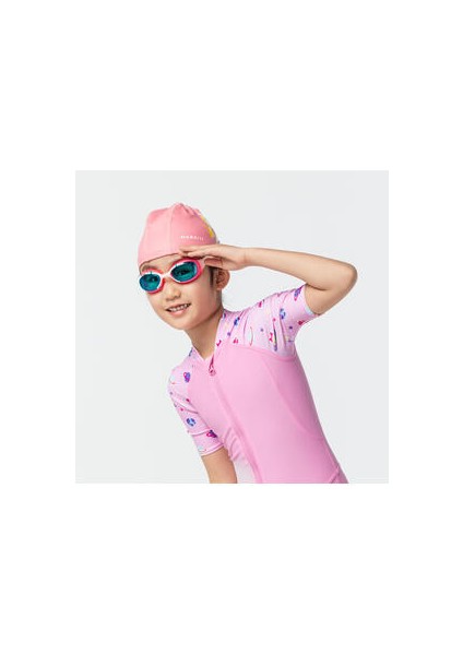 Nabaiji Çocuk Yüzücü Gözlüğü - Pembe/mavi - Mavi Camlar - Xbase fırsatları