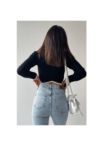 Balıkçı Crop Kazak Yeni Sezon Crop Kazak Kısa Kazak Boğazlı Kazak modelleri