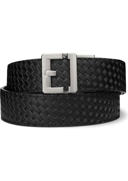 Kore 1.5'' Deri x Hasır Desen Taktik Kemer