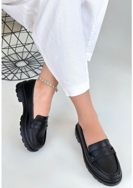 Siyah Cilt Oxford Ayakkabı modelleri