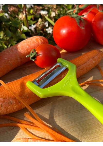 Fıstık Yeşili Jülyen Soyacak – Paslanmaz Alman Çeliği, Ergonomik Sap, Orijinal (Tekli) fiyatları
