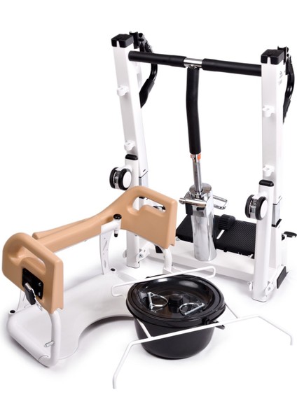 DM-160 Tuvaletli Tekerlekli Sandalye (Manuel)