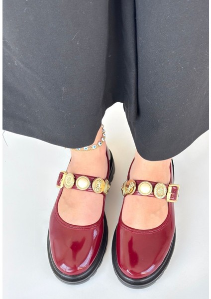 Bordo Rugan Oxford Ayakkabı fiyatları