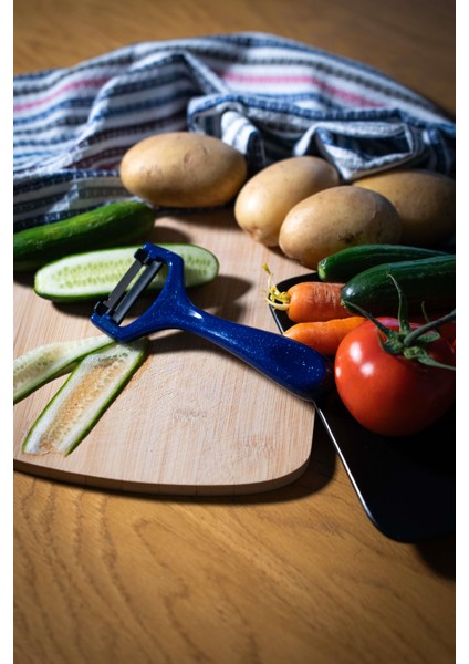 Simli Mavi Sapan Soyacak – Paslanmaz Alman Çeliği, Ergonomik Sap, Yüksek Keskinlik fiyatları