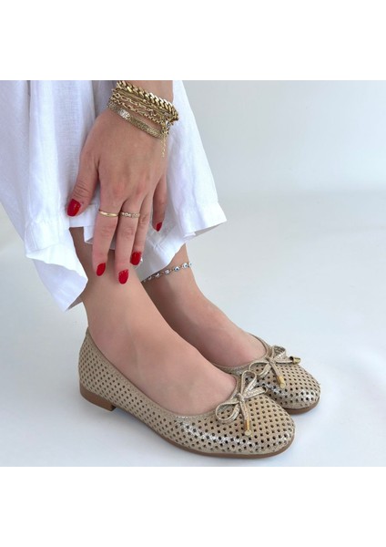 Bej Cilt Babet Ayakkabı modelleri