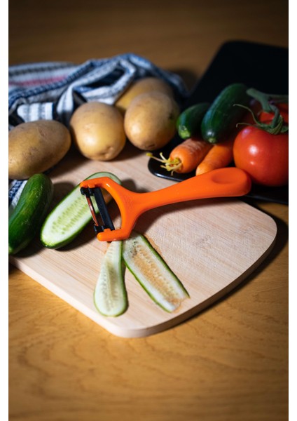 Simli Turuncu Sapan Soyacak – Paslanmaz Alman Çeliği, Ergonomik Sap, Yüksek Keskinlik fiyatları