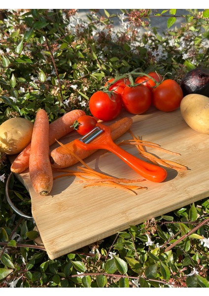 Turuncu Jülyen Soyacak – Paslanmaz Alman Çeliği, Ergonomik Sap, Orijinal (Tekli) modelleri