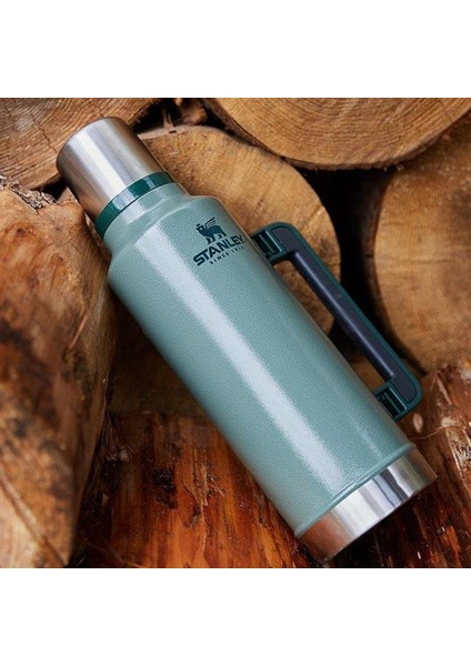 Classic Legendary Bottle Hammertone Green - Yeşil Klasik Termos 1.4 Litre indirimleri