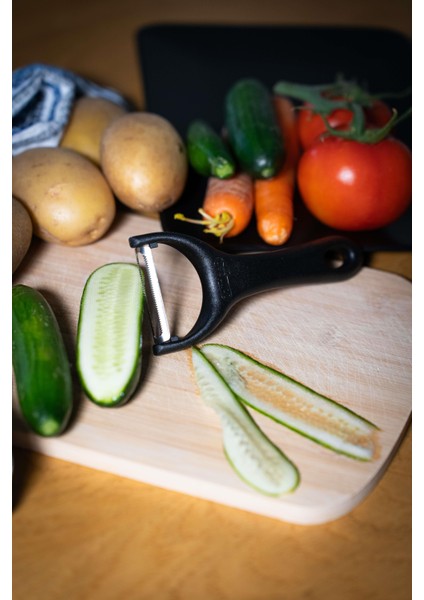 Mat Siyah Sapan Soyacak – Paslanmaz Alman Çeliği, Ergonomik Sap, Çift Yönlü Kullanım fiyatları