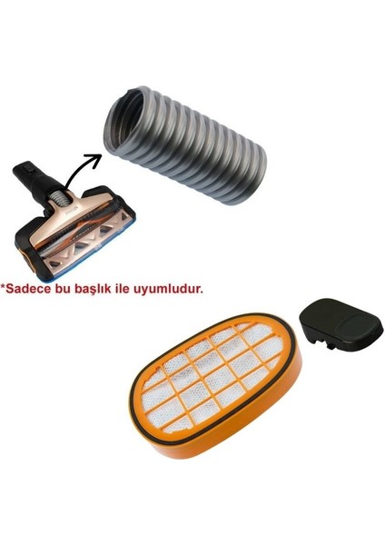 Philips Xc 7040, Xc 7043, Xc 8049, Xc 8349 ile Uyumlu Filtre, Yaylı Buton, Ara Hortum Seti fiyatları