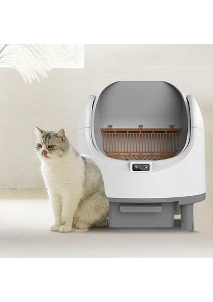 Akıllı Açık Kasa Otomatik Kedi Tuvaleti – Sessiz Motorlu, Koku Gidericili, Uv Sterilizasyonlu fiyatları