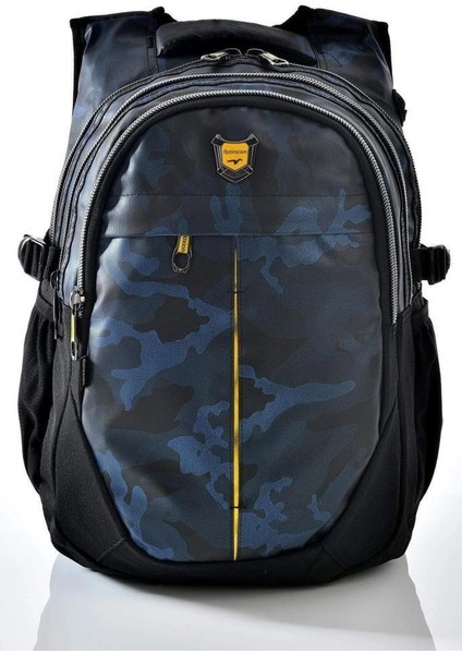 2235 Mavi Kamuflaj Desenli Okul Sırt Çantası fırsatları