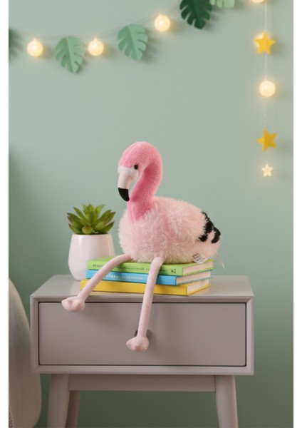 Pembe Peluş Flamingo Hediyelik Oyuncak Yumuşak Çocuk Odası Dekorasyon