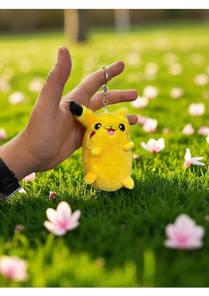 Pikachu Figürlü Peluş Anahtarlık 10-12 cm fırsatları