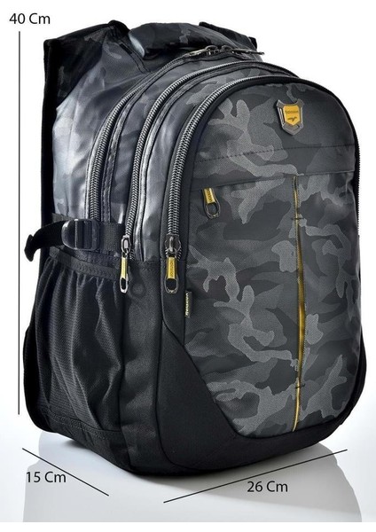 Okul Sırt Çantası Gri Kamuflaj 2235 fırsatları