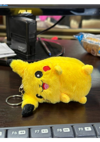 Pikachu Figürlü Peluş Anahtarlık 10-12 cm