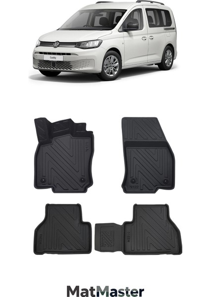 Volkswagen Caddy 2021 Model 5d Ekstra Havuzlu Paspas