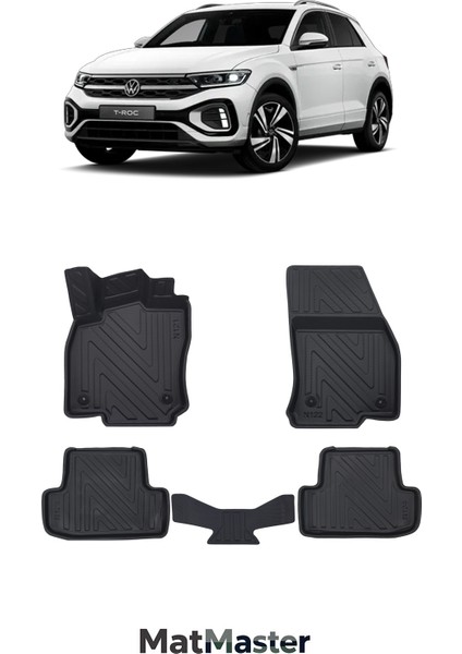 Volkswagen T-Roc 2025 Model 5d Ekstra Havuzlu Paspas