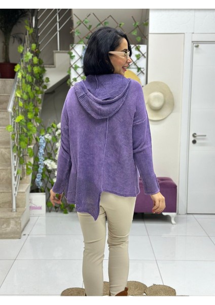 SC2505 Yikamali Triko Kazak Mor fiyatları