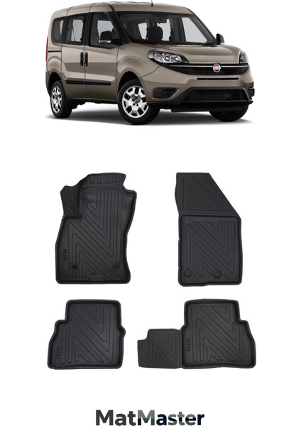 Fiat Doblo 2021 Model 5d Ekstra Havuzlu Paspas