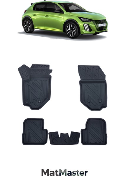 Peugeot 208 2023 Model 5d Ekstra Havuzlu Paspas