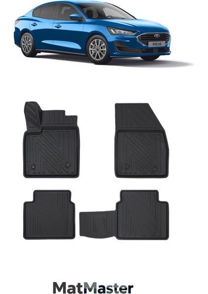 Ford Focus 2020 Model 5d Ekstra Havuzlu Paspas