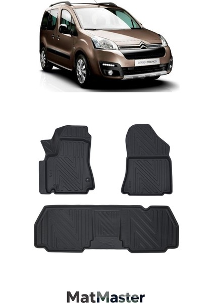 Citroen Berlingo 2015 Model 5d Ekstra Havuzlu Paspas