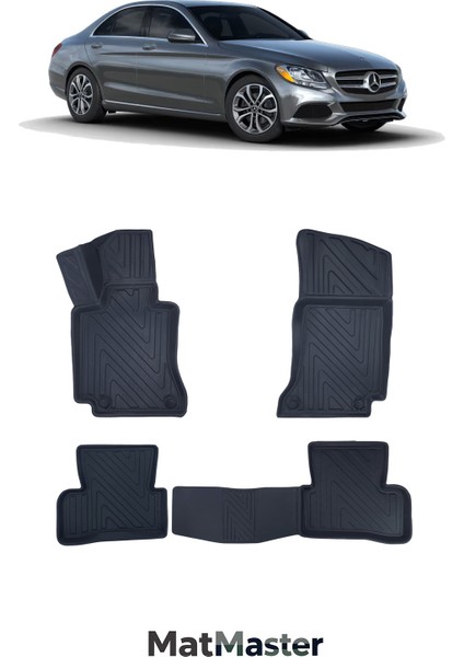 Mercedes C Serisi W205 2016 Model 5d Ekstra Havuzlu Paspas