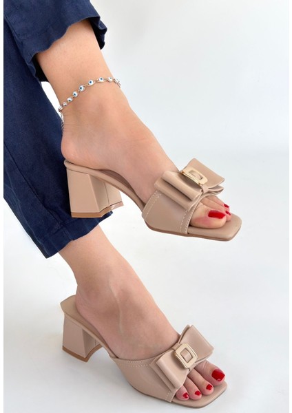 Nude Cilt Topuklu Terlik fiyatları