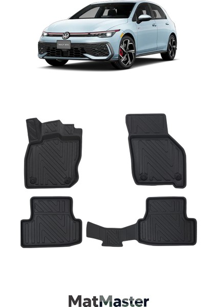 Volkswagen Golf 8 2021 Model 5d Ekstra Havuzlu Paspas