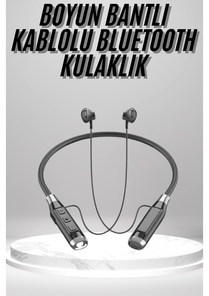 Zengezur Boyun Bantlı Kulak Içi Kablolu Yüksek Ses Kaliteli Bluetooth Kulaklık
