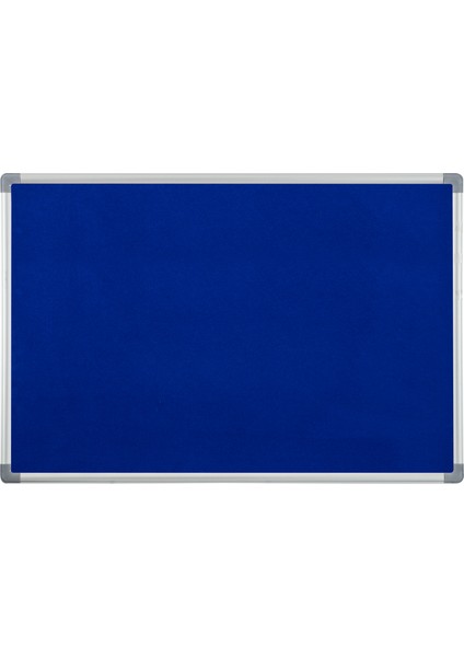 90X120 Soft Alüminyum Çerçeve Mavi Kumaş Pano