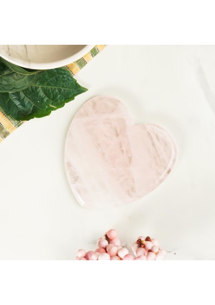 Pembe Kuvars (Heart) Gua Sha Doğal Taş Masaj Aleti fiyatları