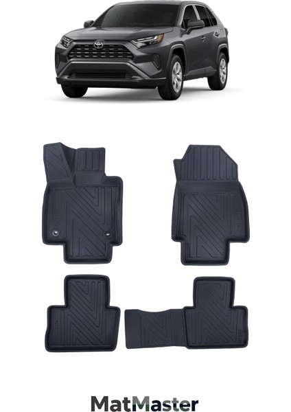 Toyota Rav 4 2021 Model 5d Ekstra Havuzlu Paspas