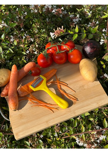 Limon Sarı Jülyen Soyacak – Paslanmaz Alman Çeliği, Ergonomik Sap, Orijinal (Tekli)