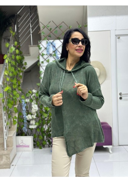 SC2505 Yikamali Triko Kazak Haki fiyatları