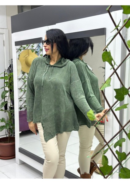 SC2505 Yikamali Triko Kazak Haki modelleri