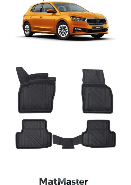 Skoda Fabia 2022 Model 5d Ekstra Havuzlu Paspas