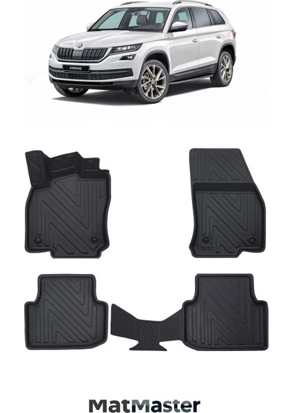 Skoda Kodiaq 2020 Model 5d Ekstra Havuzlu Paspas