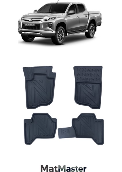Mitsibushi L200 2019 Model 5d Ekstra Havuzlu Paspas