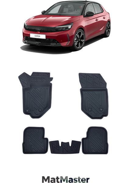 Opel Corsa F 2019 Model 5d Ekstra Havuzlu Paspas