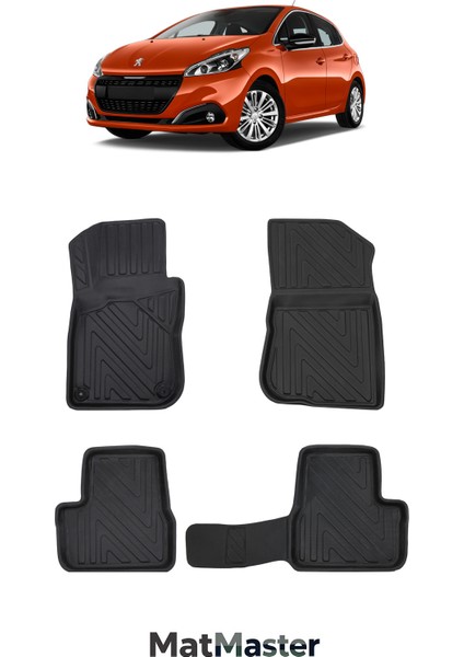 Peugeot 208 2014 Model 5d Ekstra Havuzlu Paspas