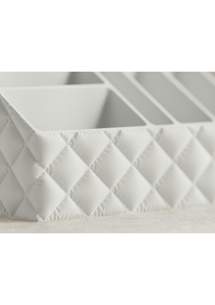 Makyaj Kozmetik Parfüm Krem Serum Düzenleyici Organizer Beyaz fırsatları