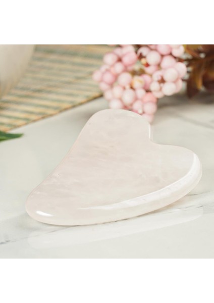 Pembe Kuvars Gua Sha Doğal Taş Masaj Aleti fiyatları