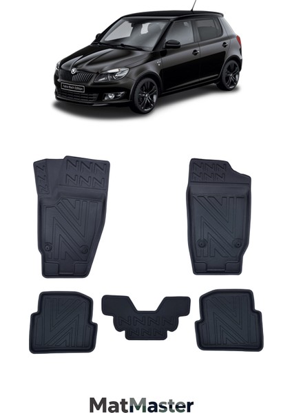 Skoda Fabia 2016 Model 5d Ekstra Havuzlu Paspas