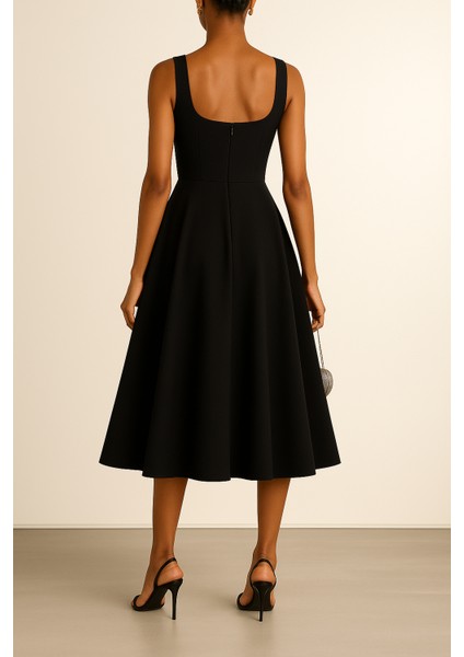 Kolsuz Astarlı Uzun Elbise fiyatları