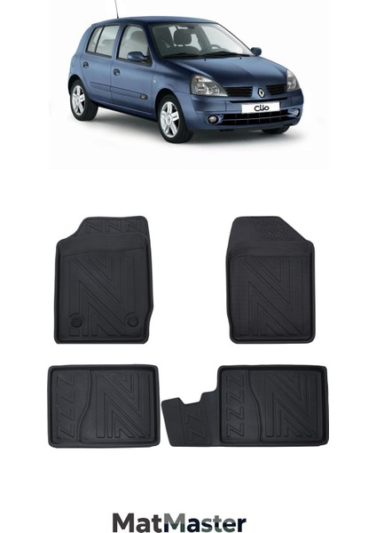 Renault Clio 2 2004 Model 5d Ekstra Havuzlu Paspas