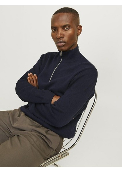 Jack Jones Blamılano Fermuarlı Yakarelax Fit Erkek Kazak 12259664 modelleri