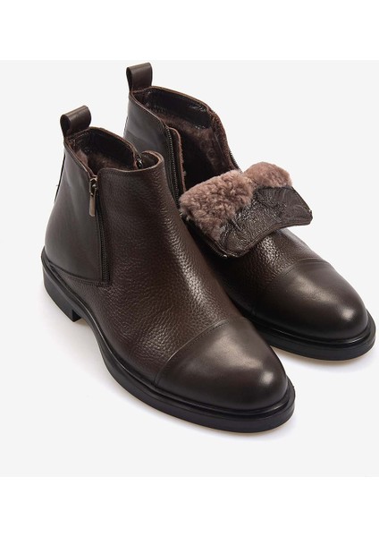 Hakiki Deri Fermuarlı Erkek Bot A14551 modelleri